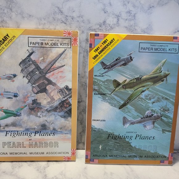 50th Anniversary Pearl Harbor Paper Airplane Model Kits - Picture 2 of 13